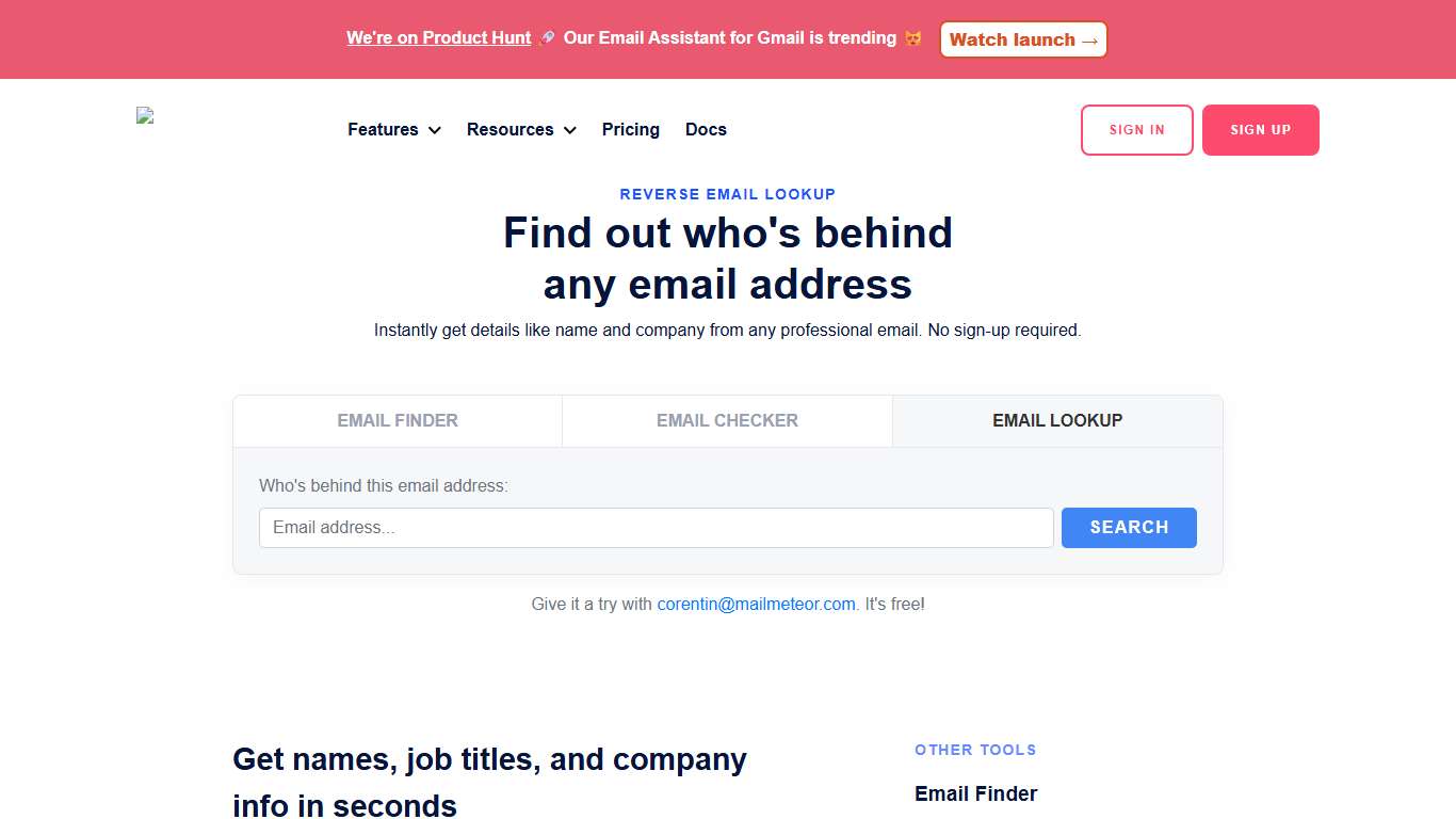 Reverse Email Lookup: Who’s Behind That Email? - Mailmeteor
